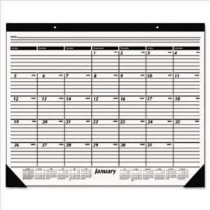   Desk Pad Calendar for 2009, 24 X 19, Jan. Dec., Black: Office Products