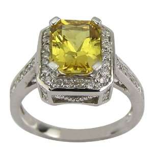    Sterling Silver Sapphire and Diamond Ring   6: DaCarli: Jewelry
