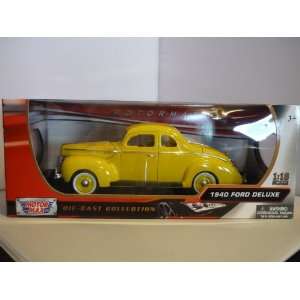 : MotorMax 1940 Ford Deluxe Die cast 1:18 Scale Collectible Model Car 