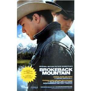  Brokeback Mountain   Original Promotional Poster   11 x 17 