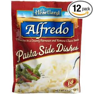 Heartland Pasta Side Dish, Alfredo, 4.4 Ounce Packages (Pack of 12 