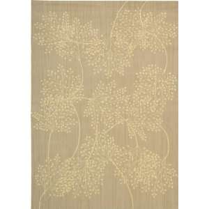   Nourison Capri Sand Floral 23 x 8 Runner Rug (CAP1)