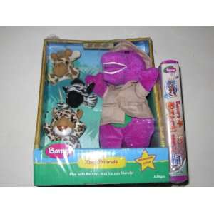  Barney and Zoo Friends with VHS Video: Toys & Games