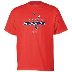  Reebok Washington Capitals Red Prime Logo T shirt