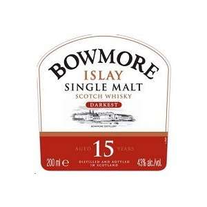 Bowmore Scotch 15 Year Old 750ML Grocery & Gourmet Food