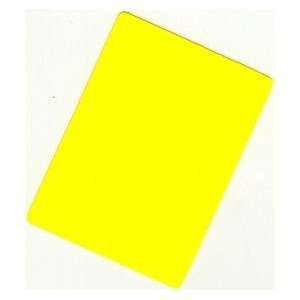  Yellow Blackjack Cut Card   Poker size