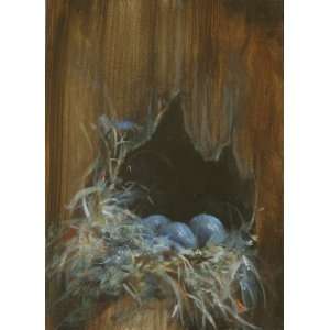   Animal Oil Painting Wildlife Nest Bird Violano Art Helping Animals