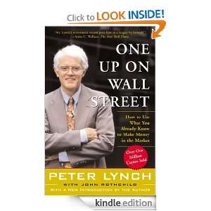 One Up On Wall Street (A Fireside book): Peter Lynch, John Rothchild 