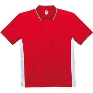   Performance Colorblock Polo Shirts RED/WHITE AXS: Sports & Outdoors