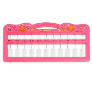    Como Child Japanese Abacus Maths Aid Educational Toy Hot Pink Baby