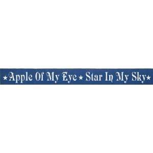  Apple Of My Eye Star In My Sky Wooden Sign: Home & Kitchen