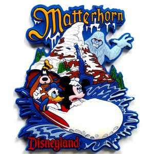 Disneyland Matterhorn Bobsled Attraction Fridge Magnet ~ Refrigerator 
