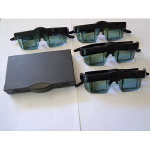  Wireless Glasses kit for 3D TV and Games on CRT (tube type 