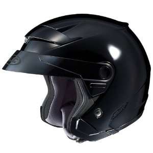  HJC Solid Mens FS 3 Half Face Motorcycle Helmet   Black 
