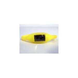  Silicone Wristband Watch (Yellow) 