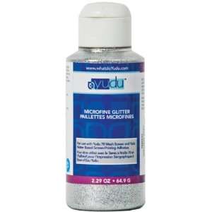  Yudu Microfine Glitter 2 Oz. Bottle Silver