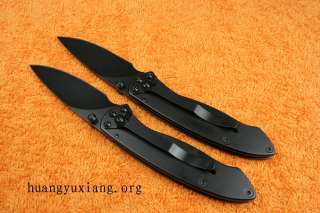 SanRenMu SRM Monolock Black Balde Folding Knives B4 723  