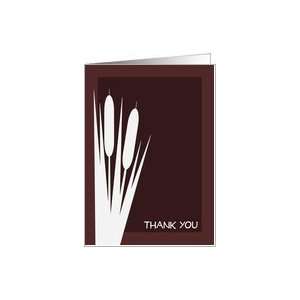  Cattails Thoughtfulness Thank You from Both of Us Card 