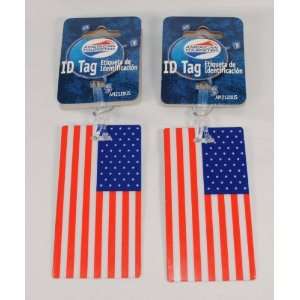  Lot of 2 American Tourister USA ID Travel Luggage Tags 