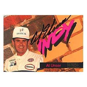  Al Unser Autographed / Signed 1993 Hi Tech Indy Card #38 