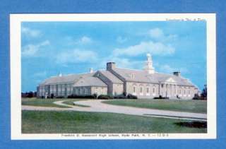 FDR HIGH SCHOOL, HYDE PARK, NY//Early Postcard  