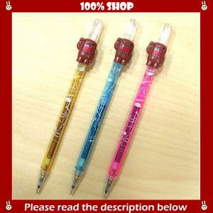 100%SHOP] 3PCS SET DOMO KUN Mechanical pencil pen Series #3NHK   BS 