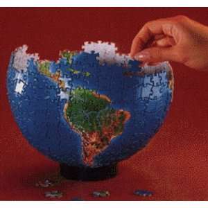  3D World Globe Puzzle: Toys & Games