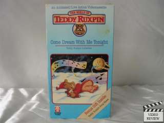 Teddy Ruxpin   Come Dream With Me Tonight VHS  