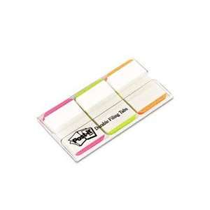 3M Post it® Durable Tabs, 1, Assorted, Pack Of 3