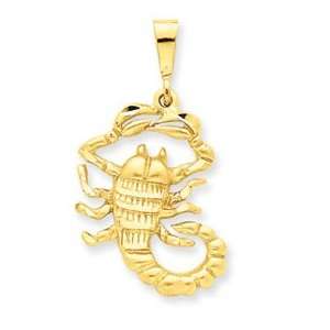   14k Scorpio Zodiac Charm   Measures 35.3x19.5mm   JewelryWeb: Jewelry