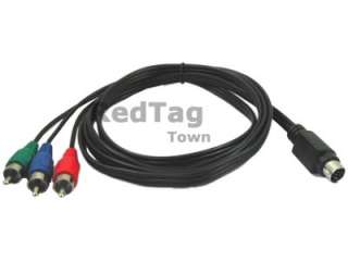 Laptop 7 Pin S video to TV Ypbpr Component Video Cable  