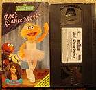 Sesame Street Zoes Dance Moves vhs Video~$2.7​5 SHIPS!!