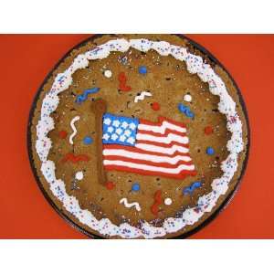 Fourth of July Flag Cookie Cake  Grocery & Gourmet Food