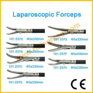 Maryland Dissecting Forceps Curved 5X330mm Laparoscopic Forceps 