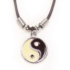  Yin Yang Cord Necklace 