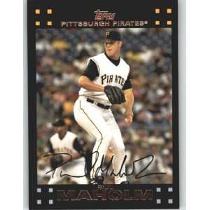  2007 Topps RED BACK #442 Paul Maholm   Pittsburgh Pirates 