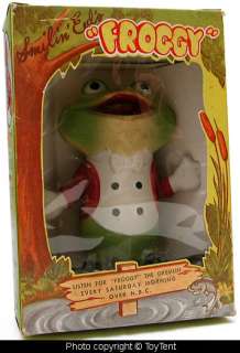 Froggy the Gremlin 5 squeeze toy by Rempel in original box  