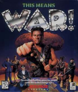 THIS MEANS WAR! MICROPOSE STRATEGY PC GAME   BOXED  