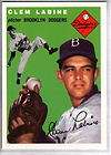 CLEM LABINE 1954 Topps Archives #121  