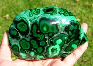 7LBs Green MALACHITE Crystal Chatoyant Rough Polished  