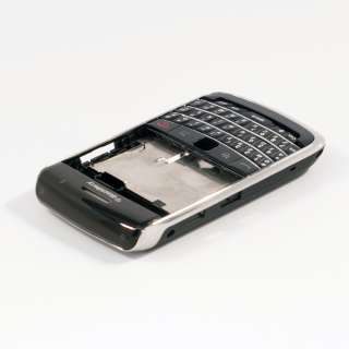 BlackBerry 9700 BOLD 2 BLACK W/ CHROME Full Housing Case NEW USA 