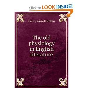  in English literature Percy Ansell Robin  Books