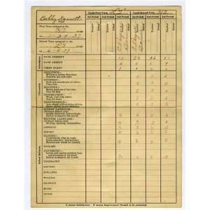  Dallas Public Schools Elementary Pupil Report Card 1936 37 