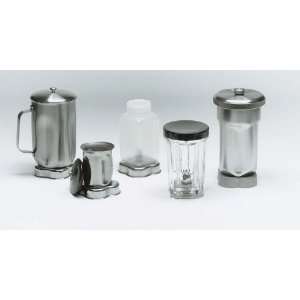 Mini containers with screw SS lids for one liter blenders; 3 to 20 mL 