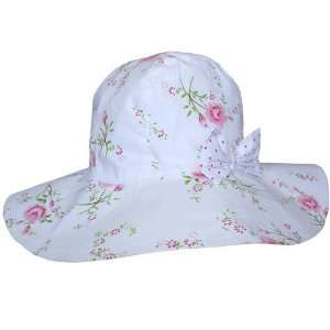   Print Large Floppy Girls Hat / Sun hat   To fit age 2 4yrs  Baby