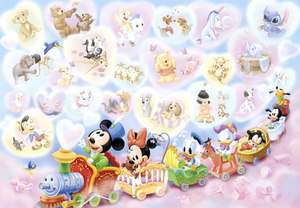   Puzzle D 1000 371 Disney Baby All Characters (1000 Pieces)  