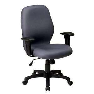   Gray Fabric Office Desk Chairs with Arms 50321 226: Home & Kitchen