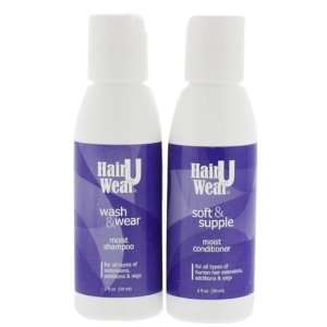    HAIRUWEAR®   Shampoo & Human Hair Conditioner Travel Size Beauty