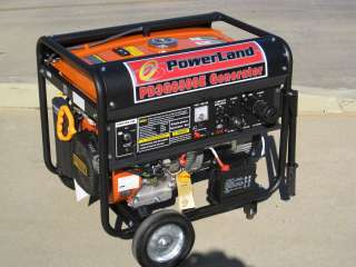 POWERLAND 6.5KW TRI FUEL (Gas, LPG & NG) Generator electric start with 