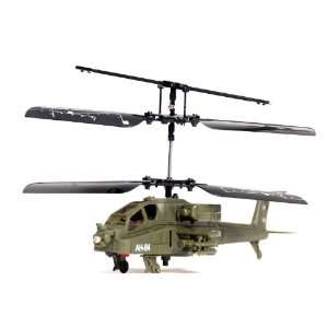  3 Ch Indoor RC AH 64 Apache Helicopter Toys & Games